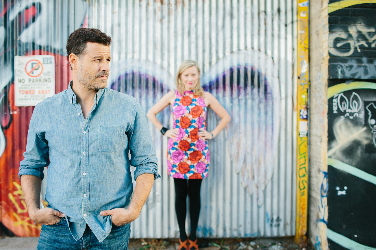 A cool shot with angel wings behind Hayley. 