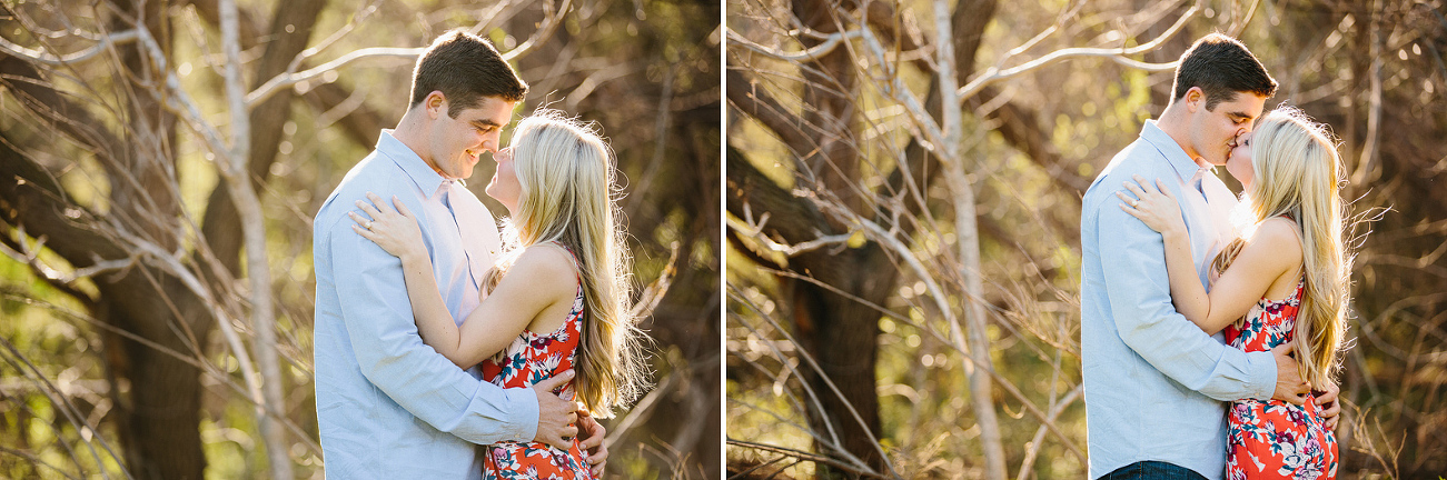 Cute photos of the couple at the park. 