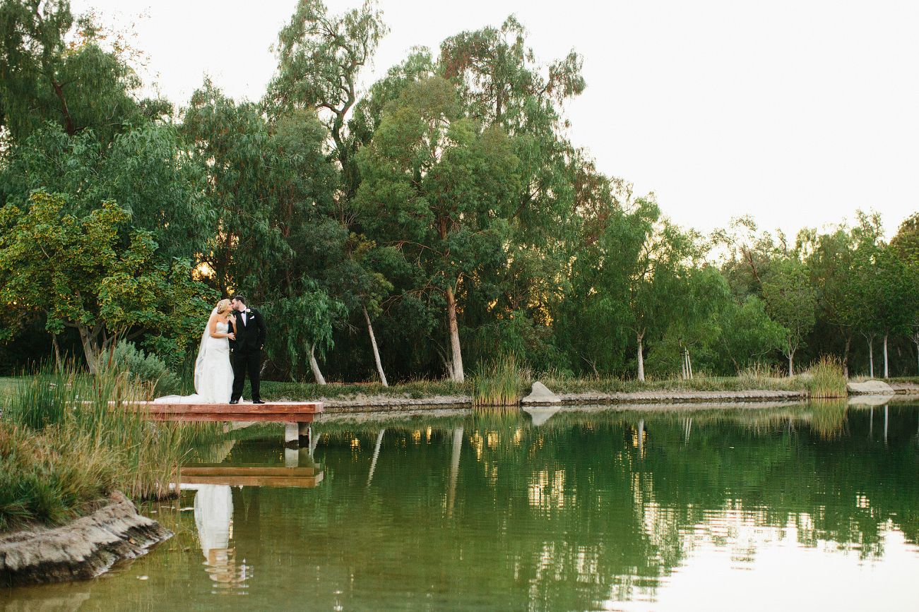 Morgan and Cameron on the dock together. 