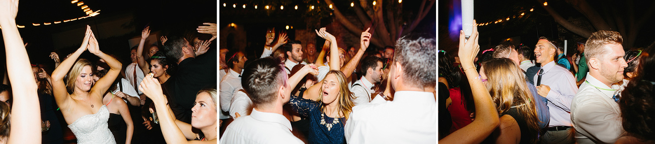 Guests having fun dancing. 