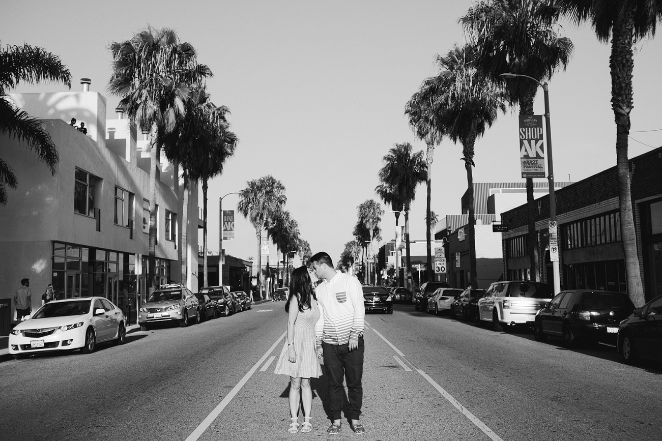 The couple in the Venice streets. 