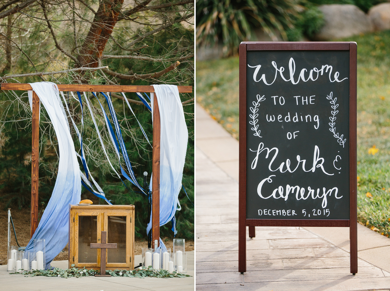 Sweet Camarillo Backyard Wedding: Cameryn + Mark