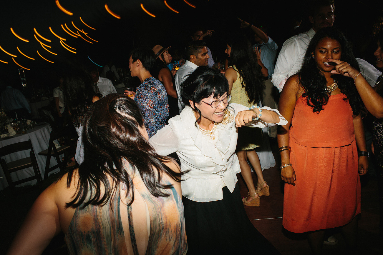 Guests dancing during the reception. 