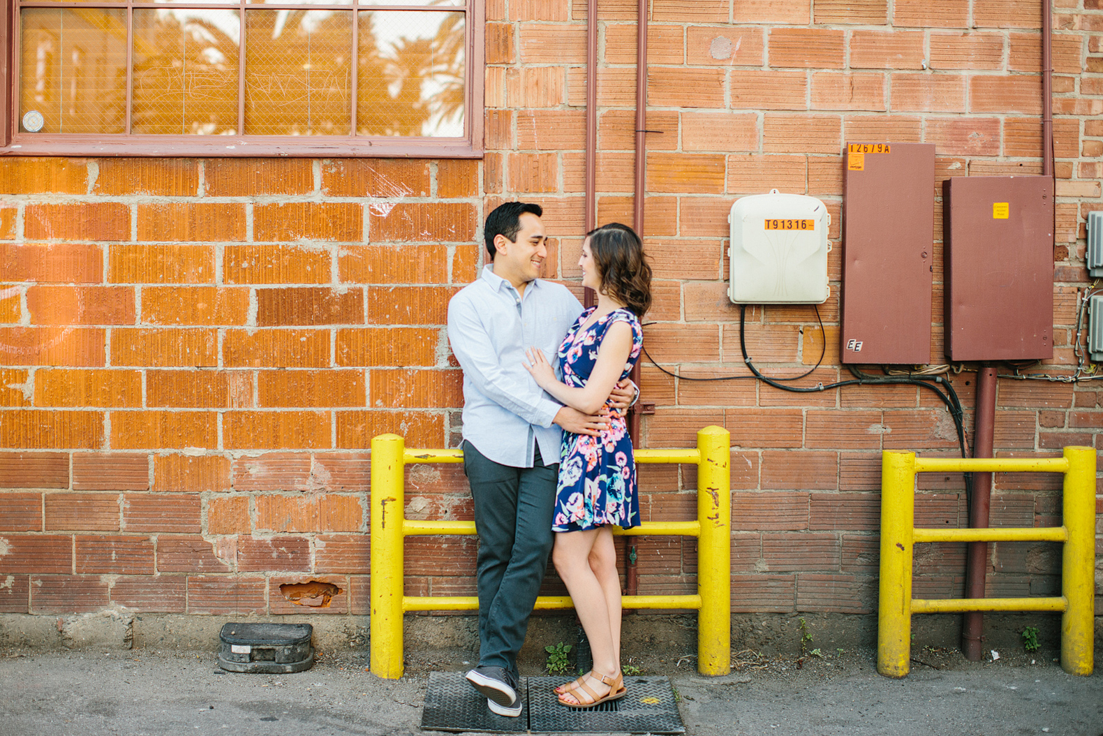 Alix and Anthony's engagement session in Santa Monica. 