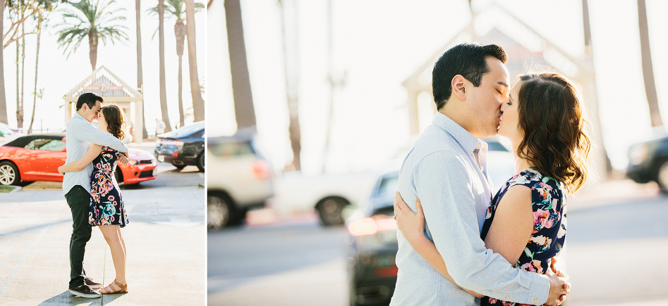 Alix and Anthony in a Santa Monica alleyway. 