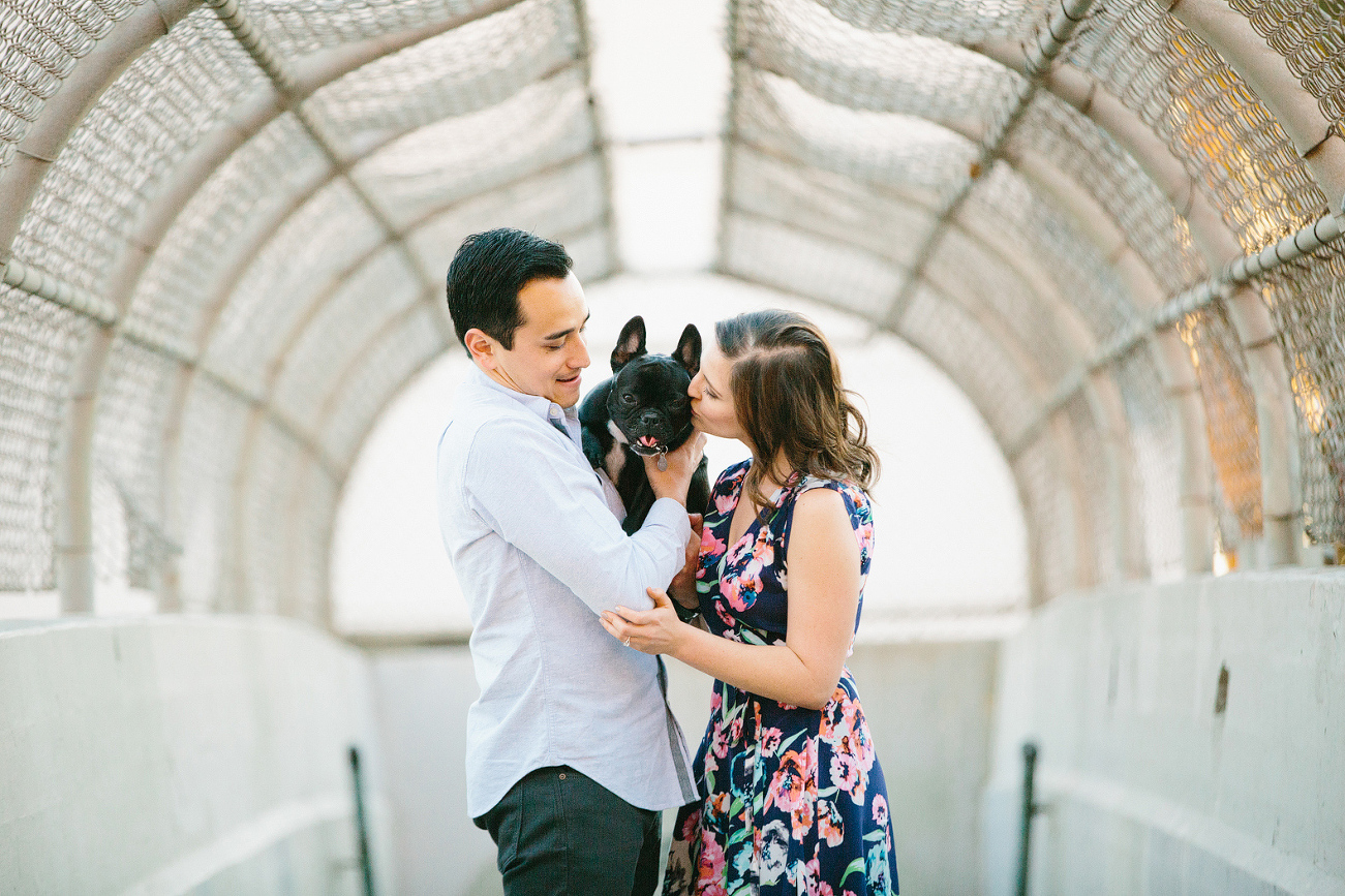 The couple on the bridge. 