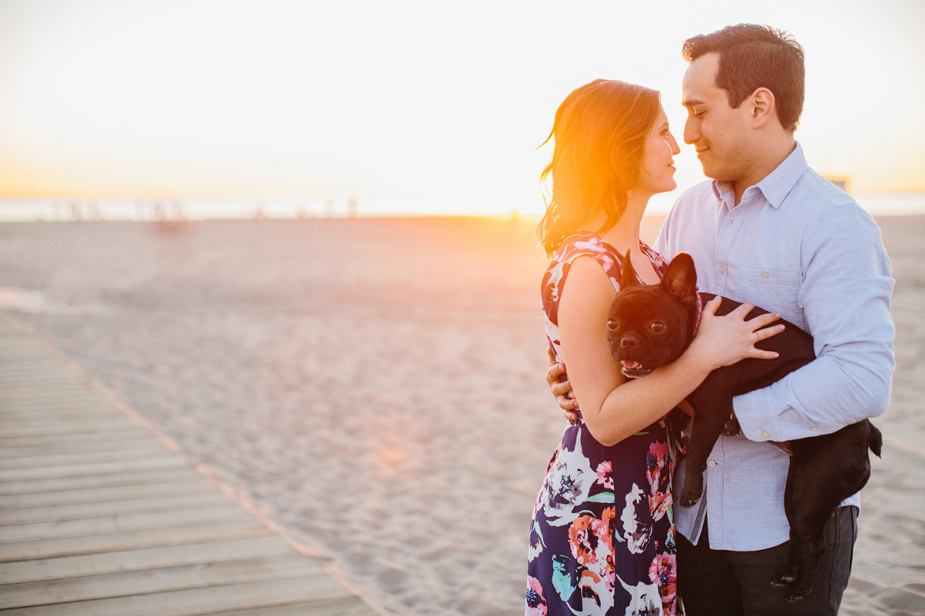 Alix and Anthony at sunset. 