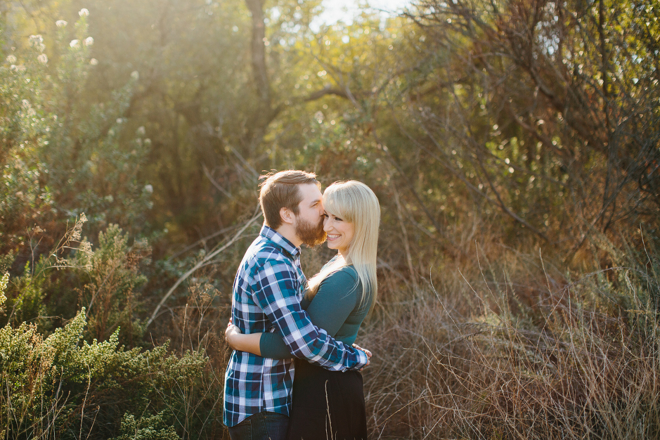 Lindsay and Josh in fields. 