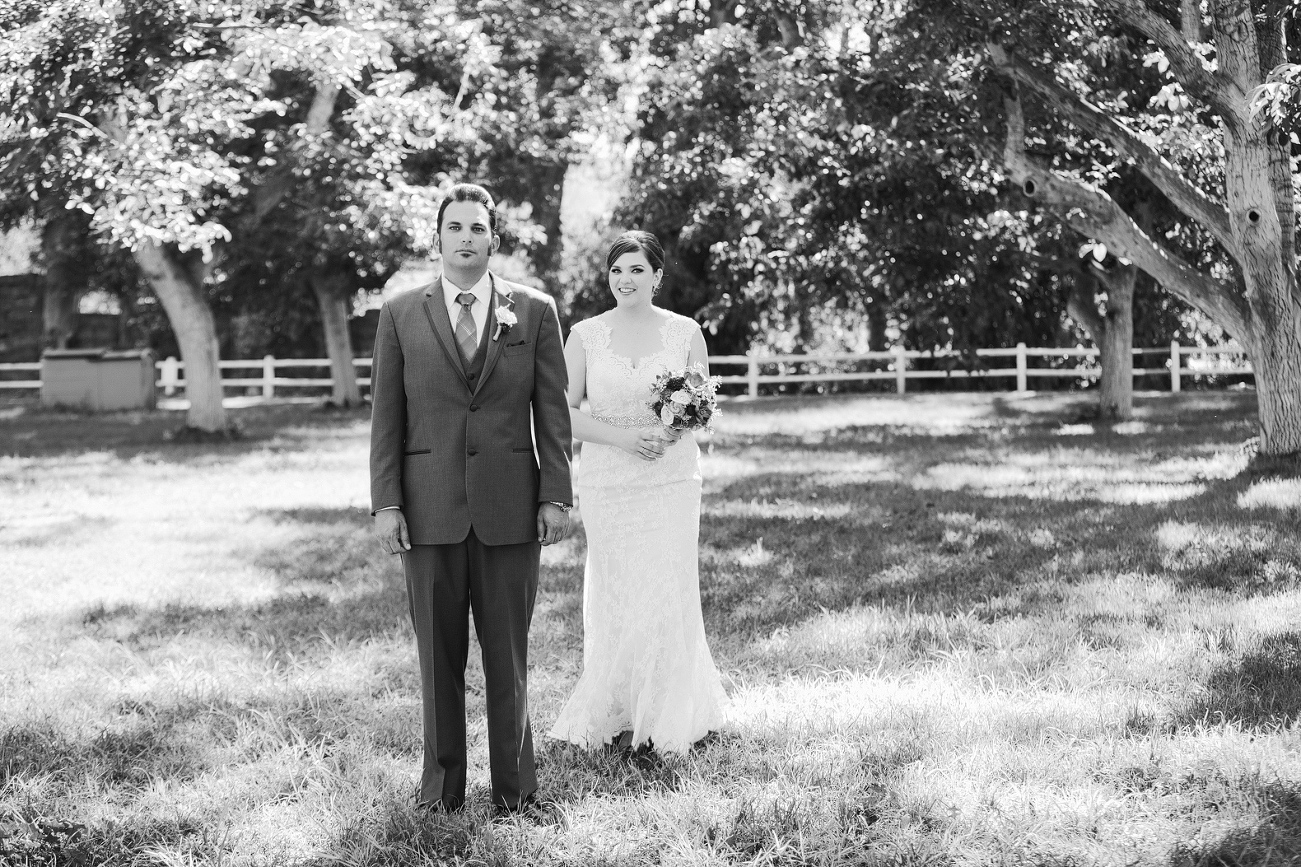 Whitney and JD in the fields. 