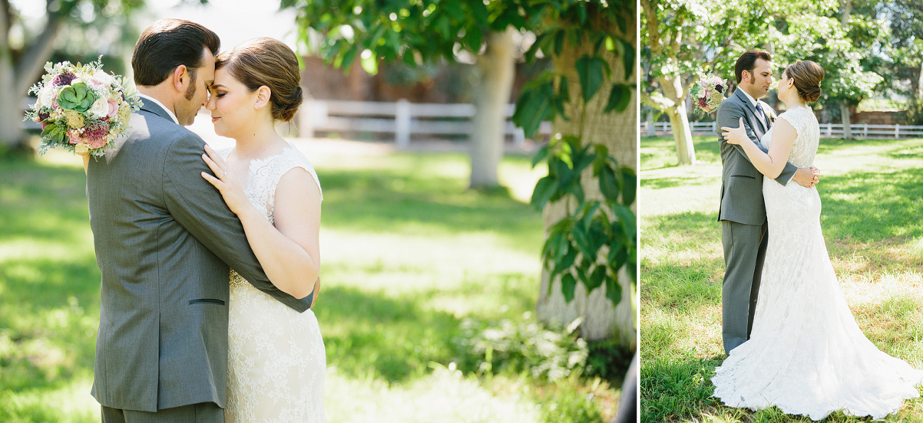 The couple in the grass field. 