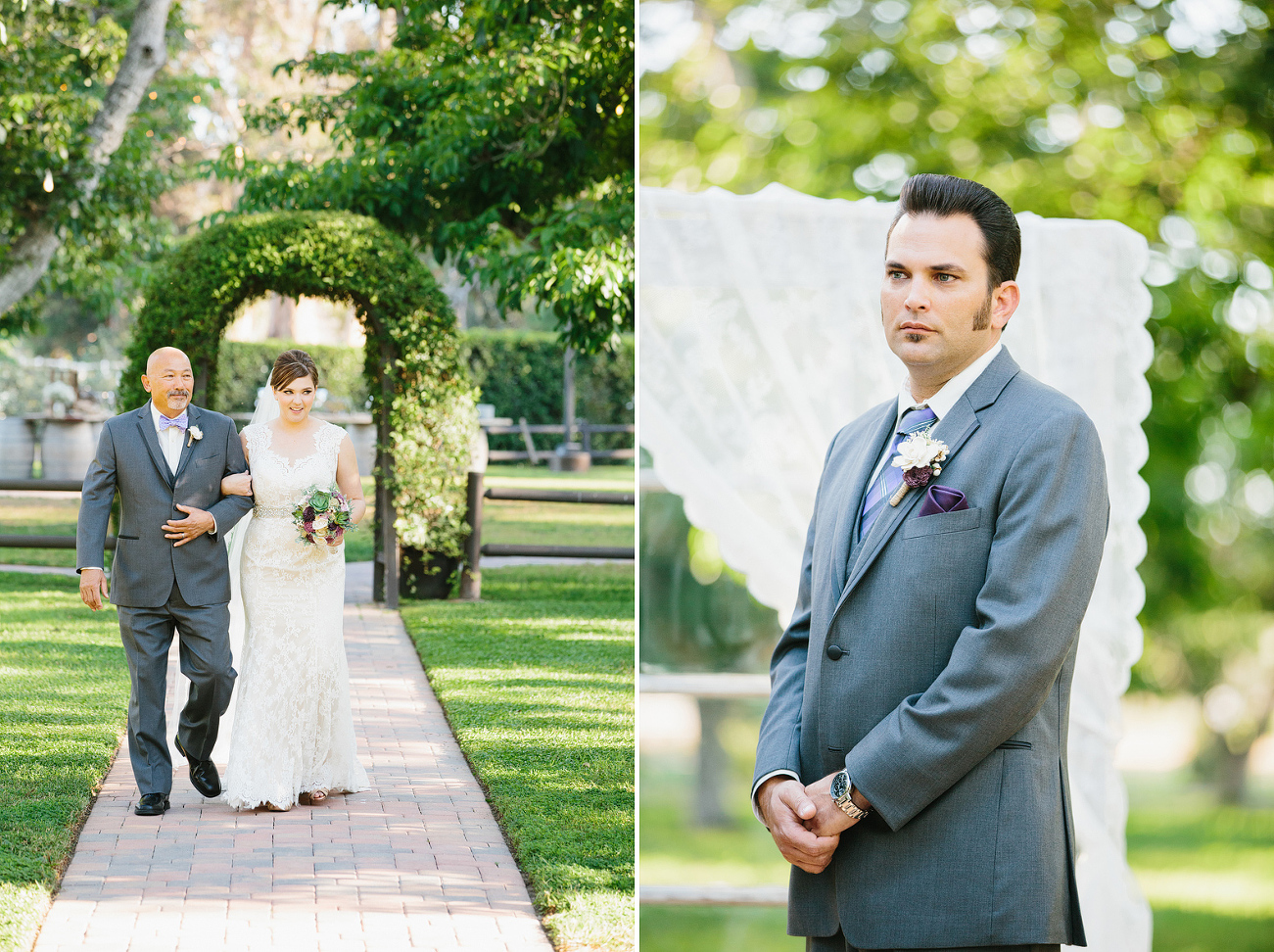 The bridal processional. 