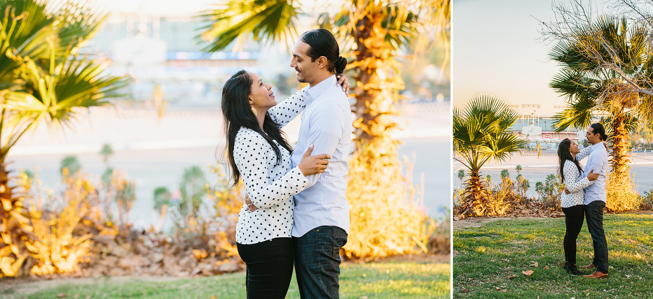 Alanna and David in the park. 