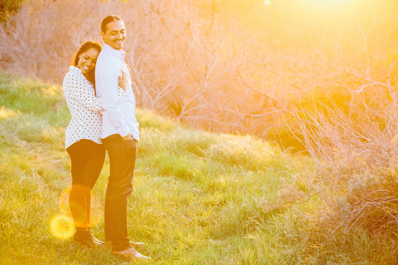 Alanna and David at sunset. 
