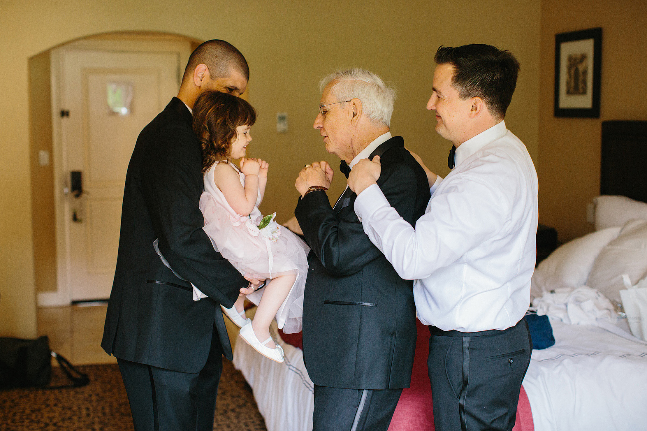 The groom with his family. 