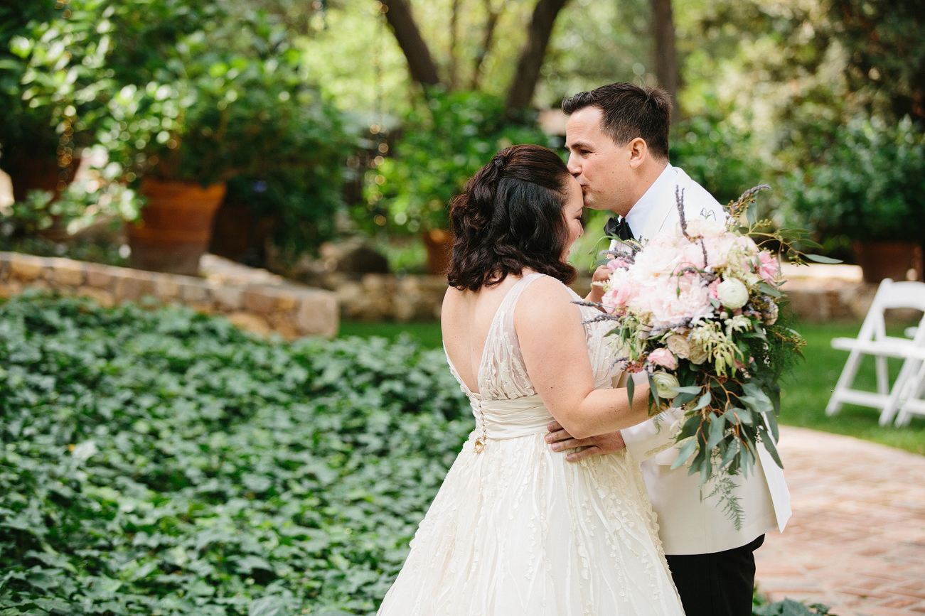 Andrea and Craig on their wedding day. 