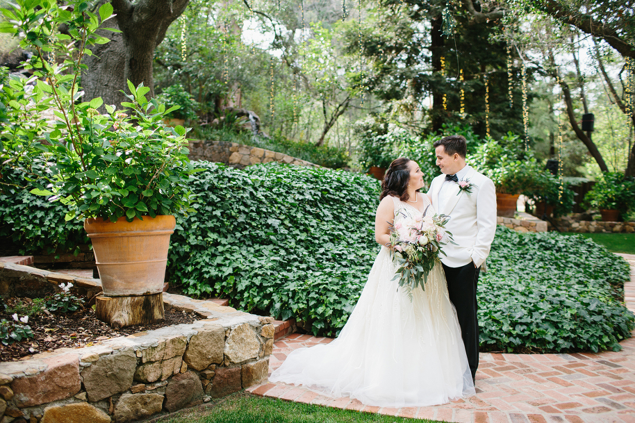 Andrea and Craig at their ceremony site. 