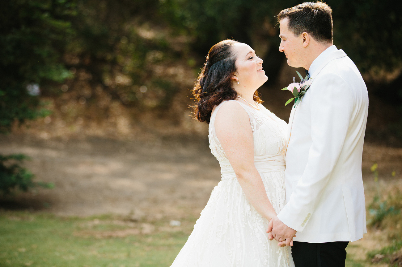 Andrea and Craig on their wedding day. 