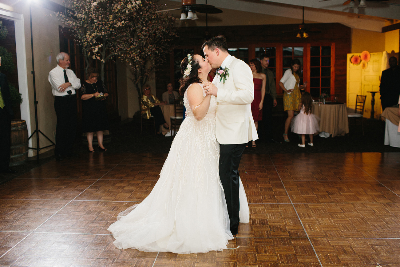 Andrea and Craig during the reception. 