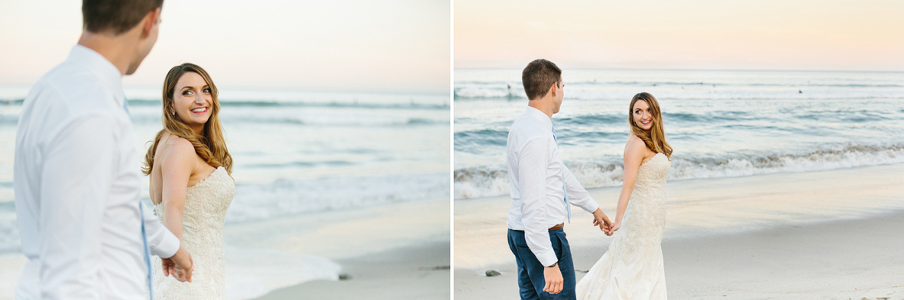 Ally and Brian on the beach. 