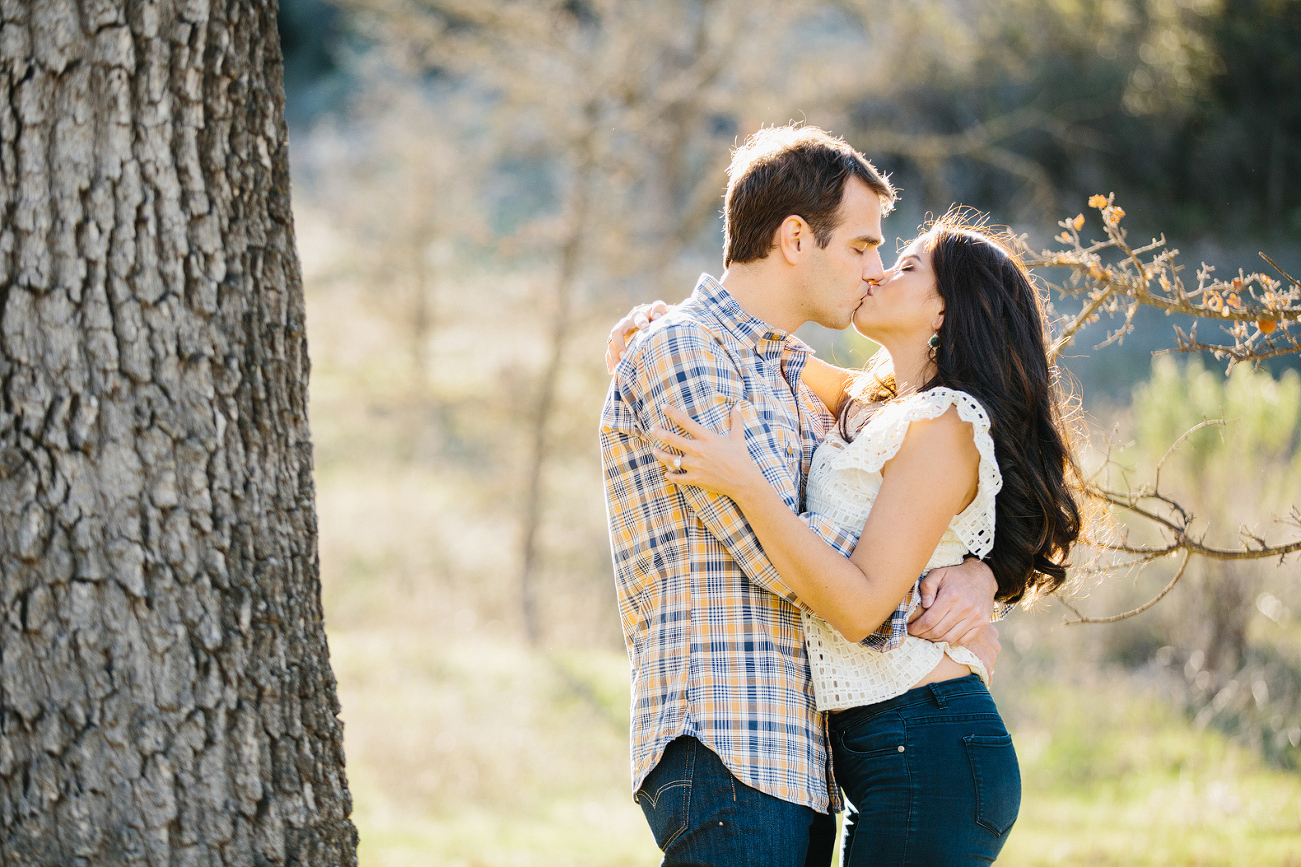 Miren and Peter at a natural location. 