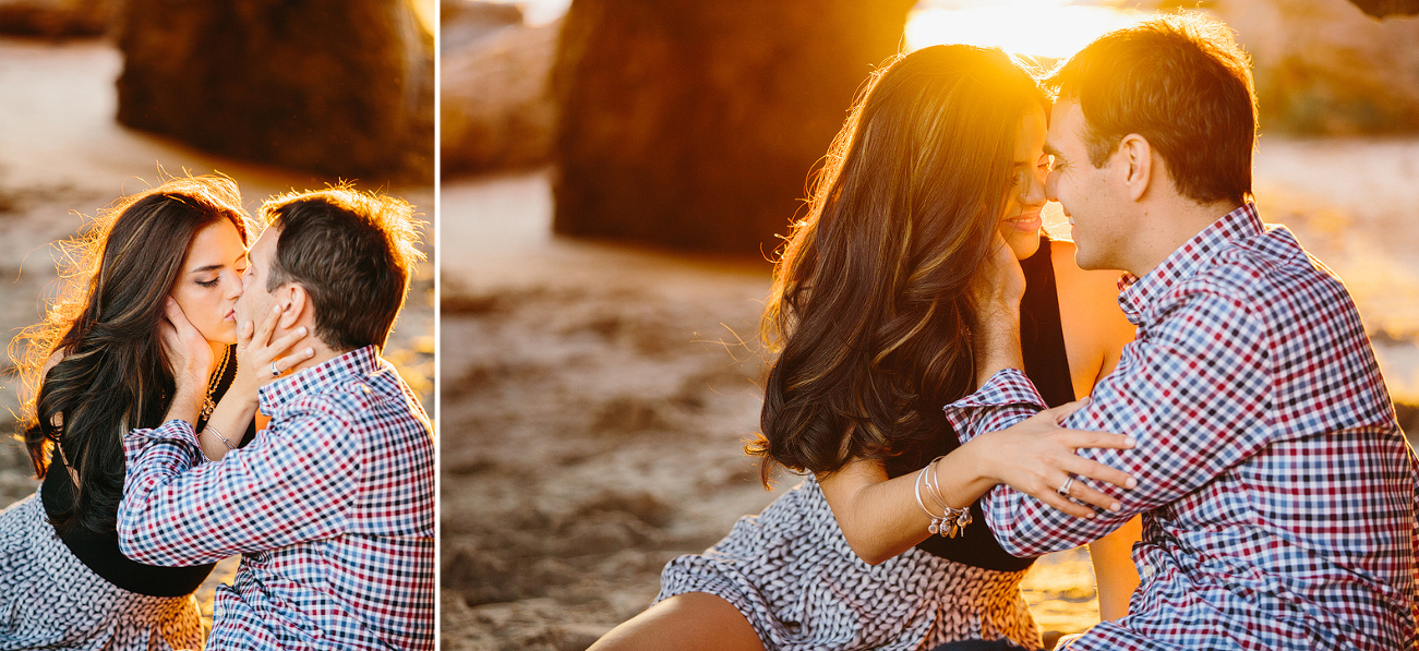 Beautiful sunset portraits. 