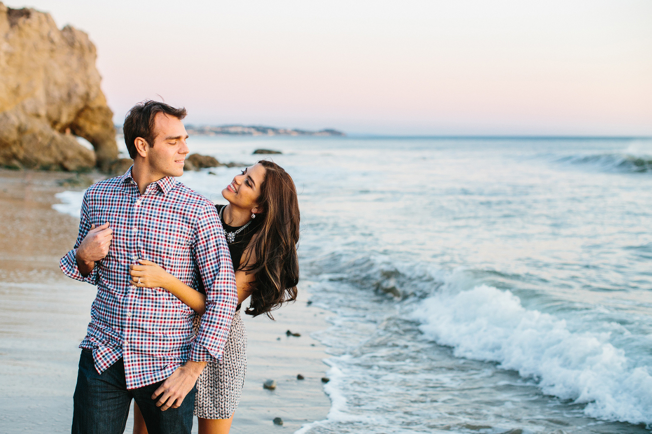 An adorable photo of Miren and Peter. 