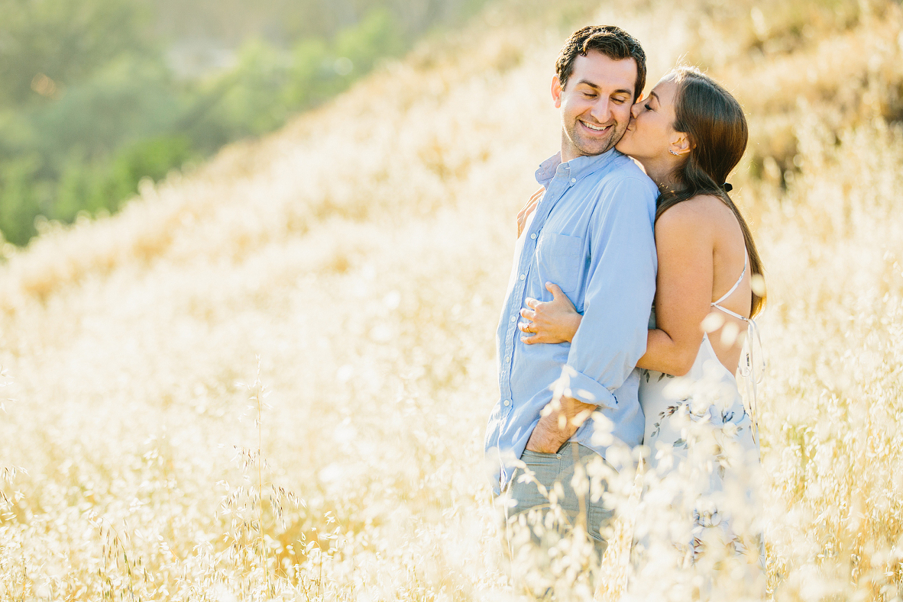 romantic engagement in a field