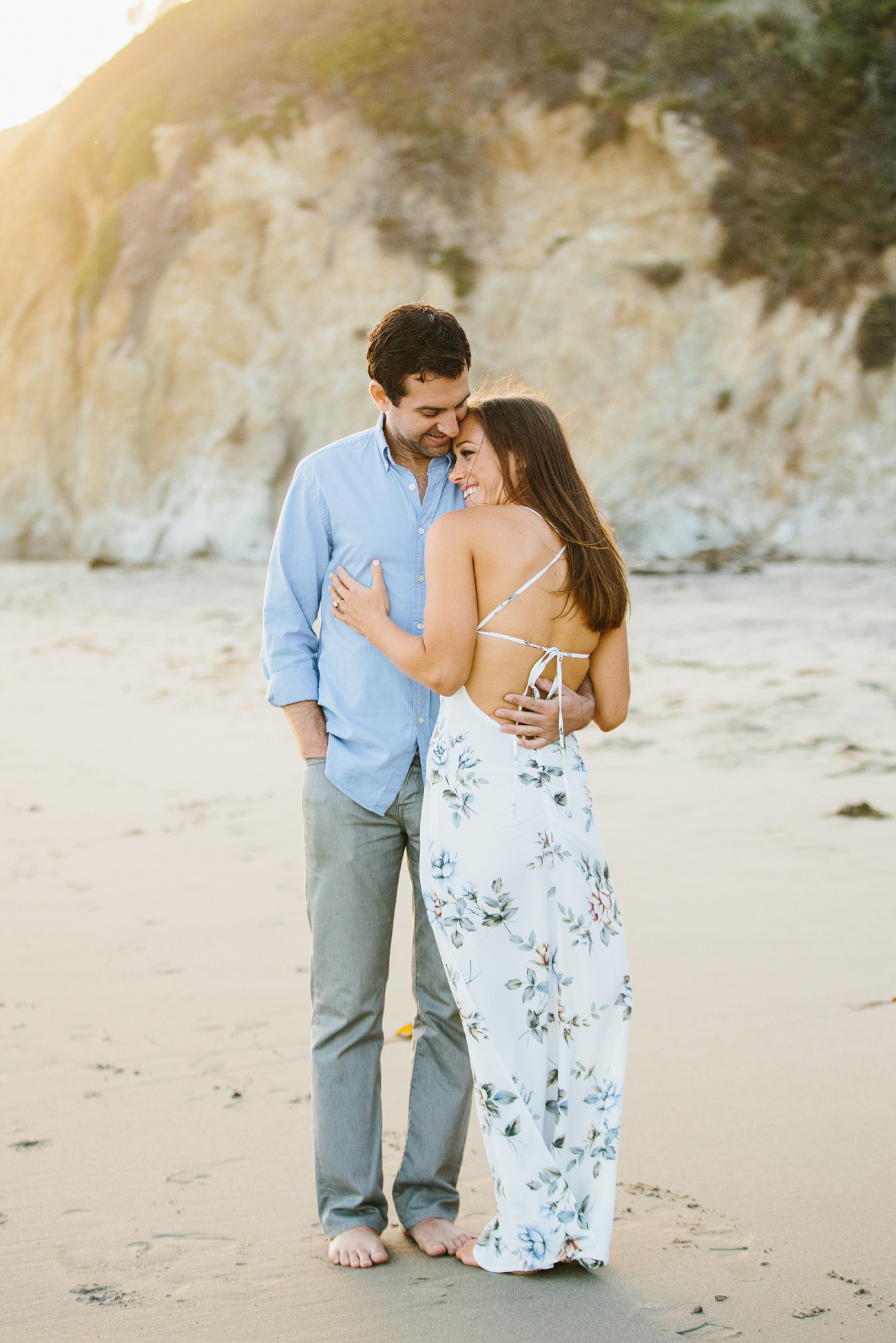 malibu beach engagement photographers