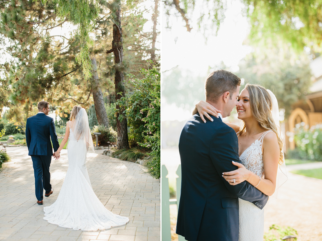 Garden wedding in california