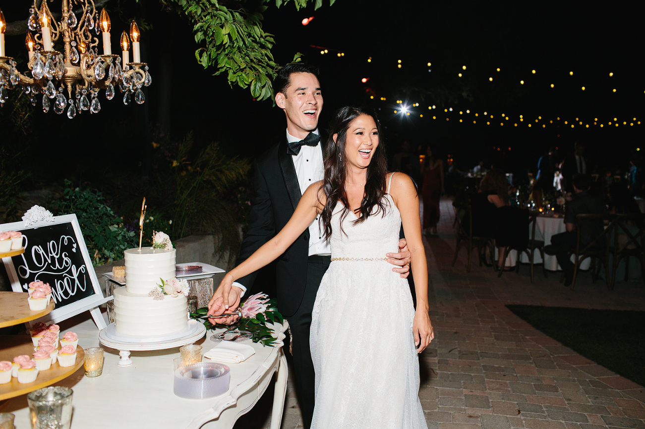 cute cake cutting photo