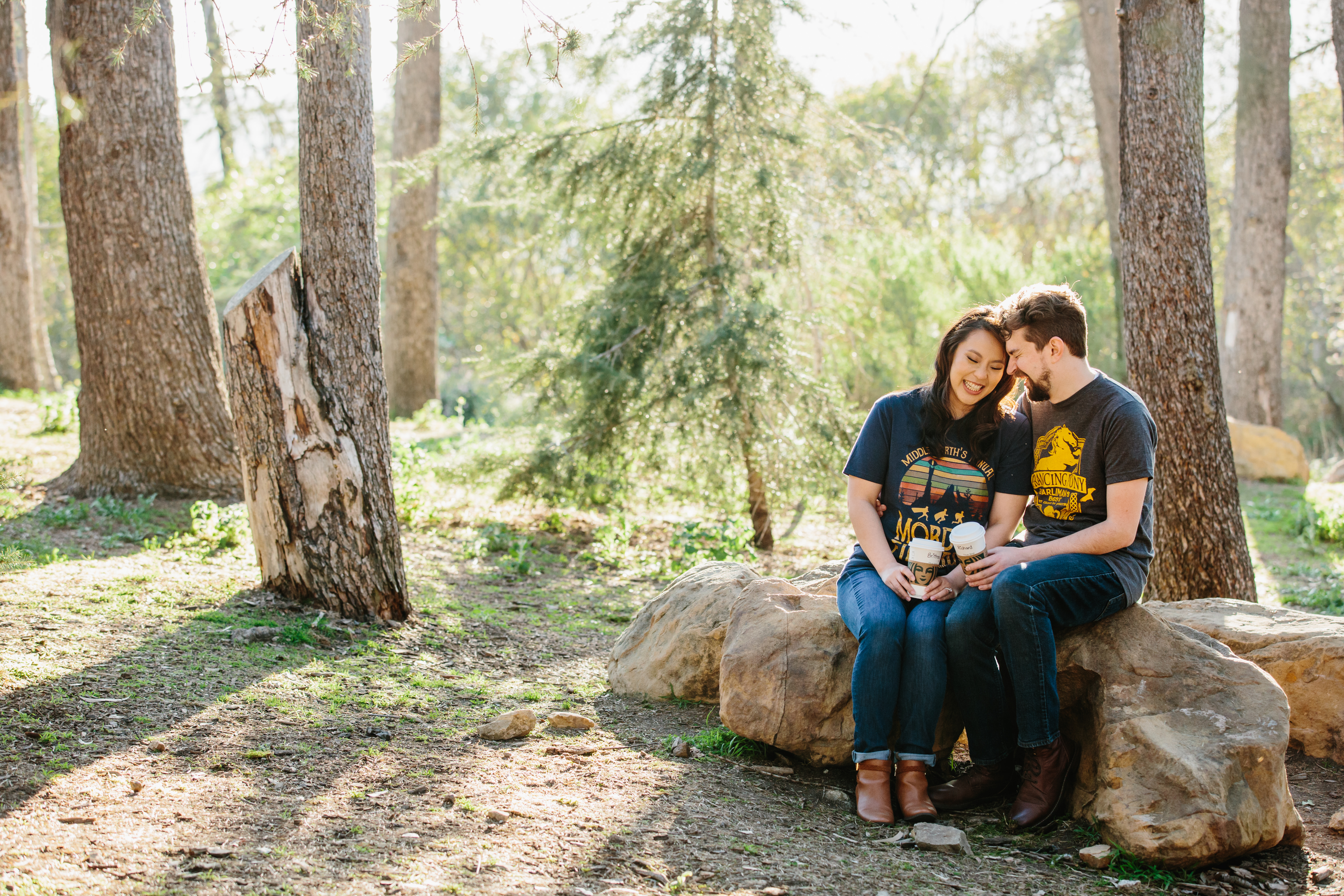 Woodland engagement session in Los Angeles by The Sanadas | www.TheSanadas.com